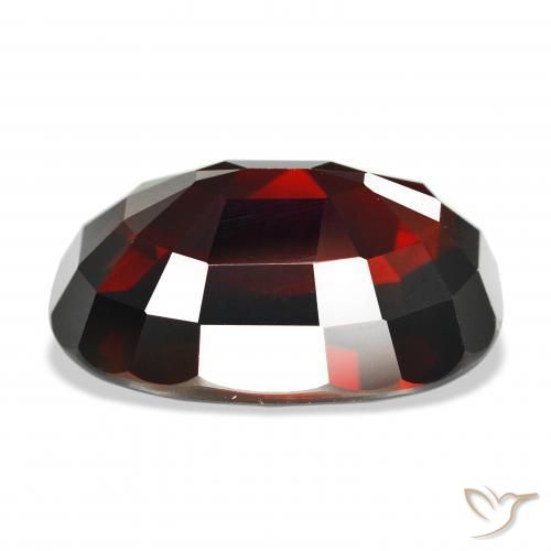 Granada Piropo vermelho escuro Natural 21.89ct, oval, IF