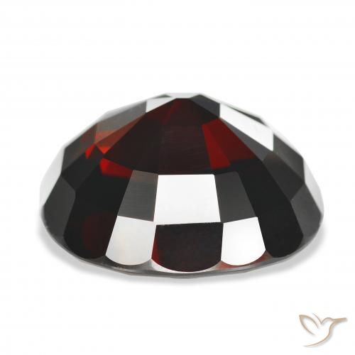 Granada Piropo vermelho escuro Natural 21.03ct, oval, IF