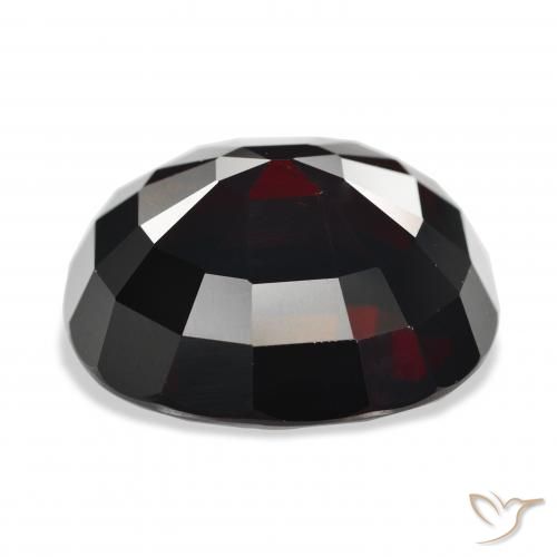 Granada Piropo Vermelho escuro Natural 27.77ct, oval, VVS-VS