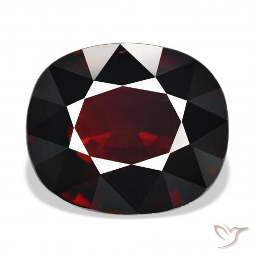25.59ct vermelho escuro Granada Piropo Pedras Preciosas, oval, VVS-VS