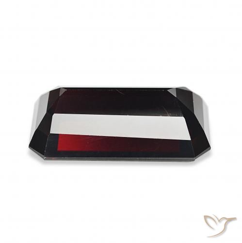 Granada Piropo vermelho escuro Natural 15.14ct, Corte Octógono / Esmeralda, VS