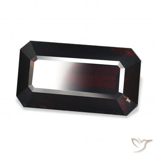 Granada Piropo Vermelho escuro Natural 16.59ct, Corte Octógono / Esmeralda, VS