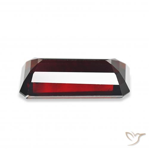 Granada Piropo Vermelho escuro Natural 10.49ct, Corte Octógono / Esmeralda, VS
