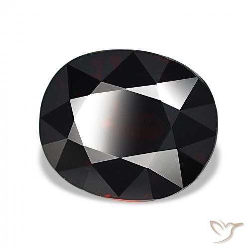 Granada Piropo Vermelho escuro Natural 11.06ct, oval, VVS
