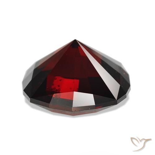 Granada Piropo Vermelho escuro Natural 4.67ct, Almofada, VVS