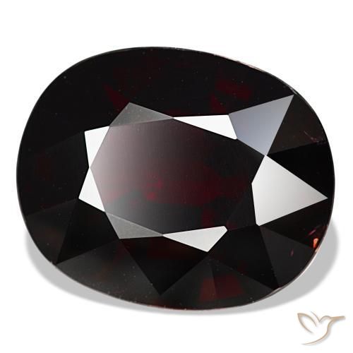 Granada piropo vermelho natural 18,41ct, almofada cortada, VS