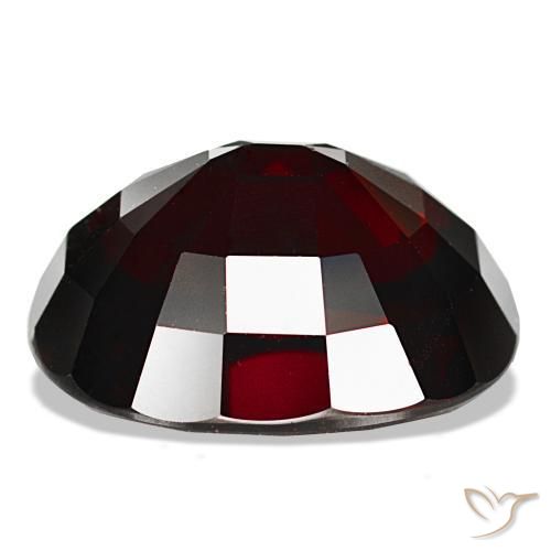 Granada piropo vermelho natural 18,41ct, almofada cortada, VS