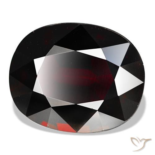 Granada piropo vermelho natural 14,91ct, almofada cortada, VS