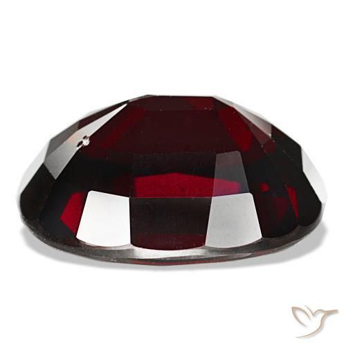Granada piropo vermelho natural 14,91ct, almofada cortada, VS