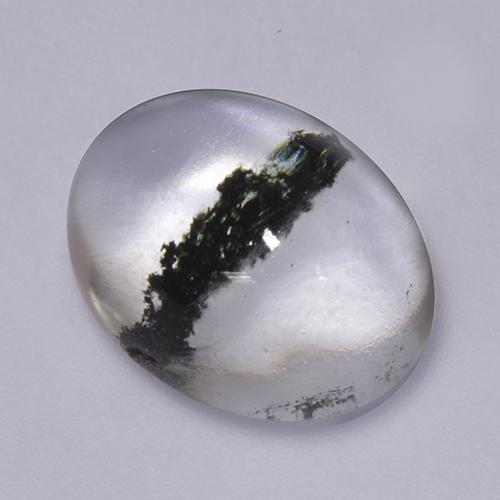 Quartzo Com Marcassita Multicolorido Natural 11.59ct, Corte Oval, Transparente