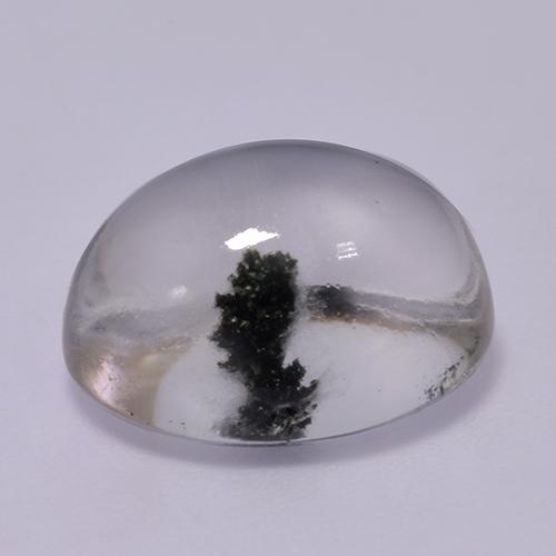 Quartzo Com Marcassita Multicolorido Natural 11.59ct, Corte Oval, Transparente