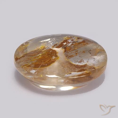 Quartzo Com Marcassita Multicolorido Natural 7.86ct, oval, Transparente