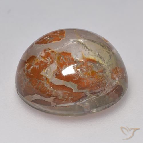 Quartzo Com Marcassita Multicolorido Natural 20.59ct, Redondo, Transparente