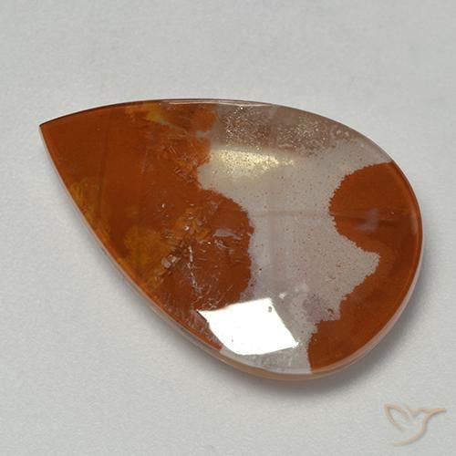 Quartzo Com Marcassita Multicolorido Natural 14.40ct, Formato de pêra, Transparente