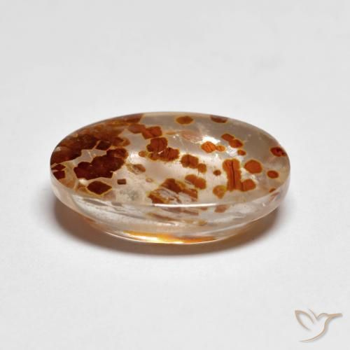Quartzo Com Marcassita Multicolorido Natural 6.22ct, oval, Transparente