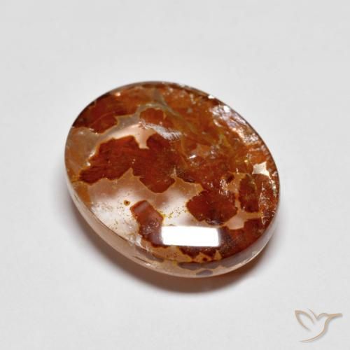5.24ct Natural Multicolorido Quartzo Com Marcassita, oval, Transparente