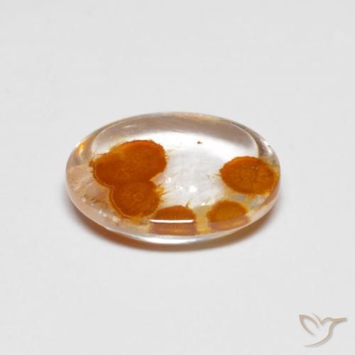 Quartzo Com Marcassita Multicolorido Natural 2.39ct, oval, Transparente
