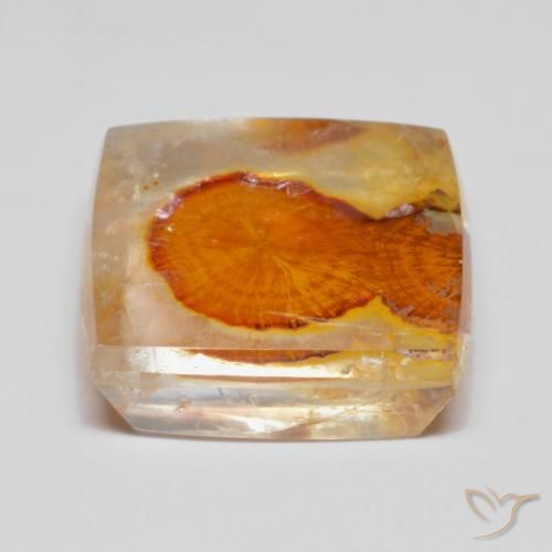 Quartzo Com Marcassita Multicolorido Natural 11.15ct, Quadrado, Transparente