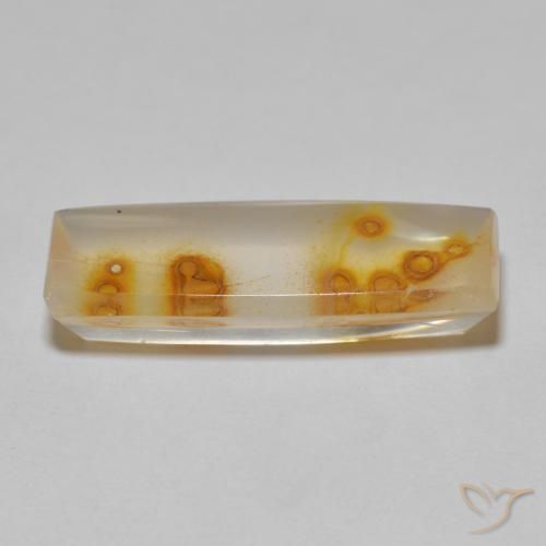 Quartzo Com Marcassita Multicolorido Natural 7.80ct, baguete, Transparente