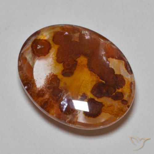 19.21ct Natural Multicolorido Quartzo Com Marcassita, oval, Transparente