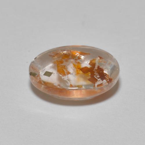 Quartzo Com Marcassita Multicolorido Natural 2.57ct, Corte Oval, Transparente