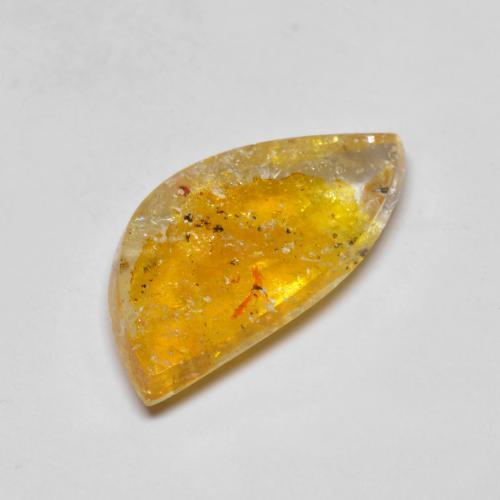 Quartzo com marcasita multicolorido natural 4,65ct, forma extravagante, translúcido