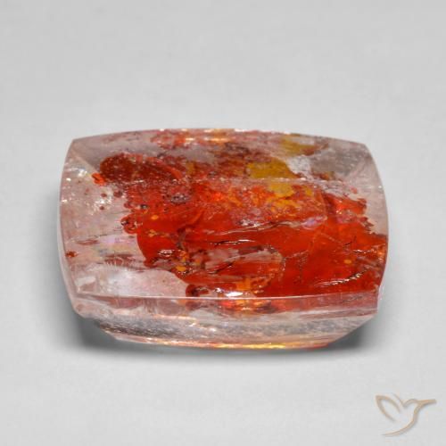 Quartzo Com Marcassita Multicolorido Natural 13.12ct, Almofada, Translúcido