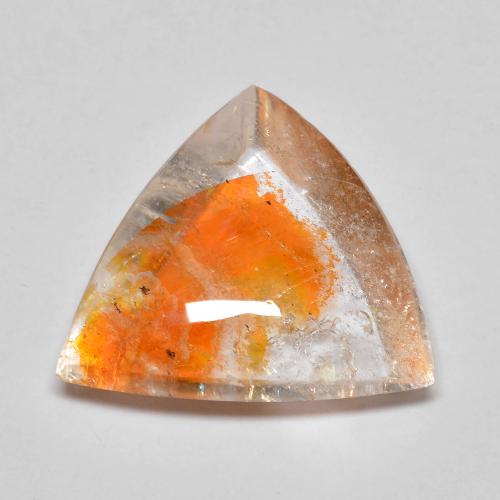 Quartzo Com Marcassita Multicolorido Natural 4.96ct, Trilhão, Transparente