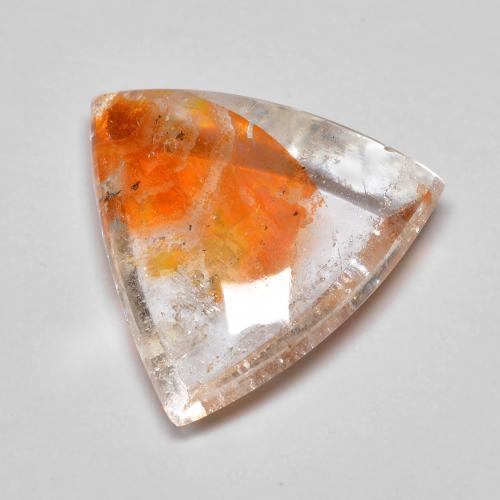 Quartzo Com Marcassita Multicolorido Natural 4.96ct, Trilhão, Transparente