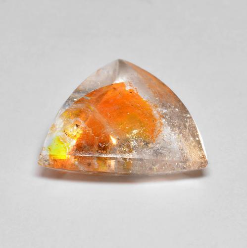 Quartzo Com Marcassita Multicolorido Natural 4.96ct, Trilhão, Transparente