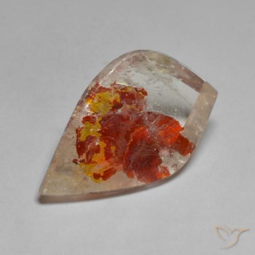 Quartzo Com Marcassita Multicolorido Natural 15.45ct, Chique, Transparente