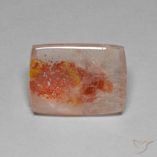 9.82ct Natural Multicolorido Quartzo Com Marcassita, baguete, Transparente