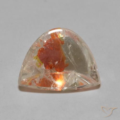 5.59ct Natural Multicolorido Quartzo Com Marcassita, Chique, Transparente