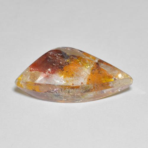 Quartzo Com Marcassita Multicolorido Natural 7.70ct, Forma extravagante, Transparente
