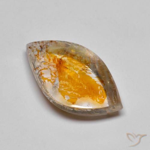 9.60ct Natural Multicolorido Quartzo Com Marcassita, Chique, Transparente