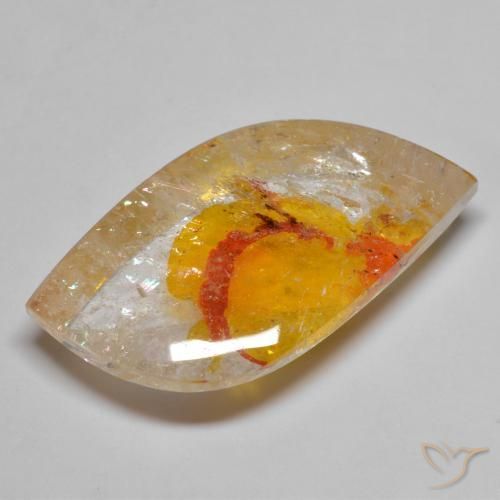 Quartzo Com Marcassita Multicolorido Natural 26.91ct, Chique, Transparente
