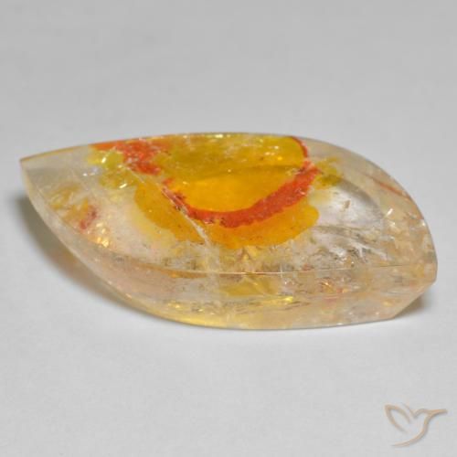Quartzo Com Marcassita Multicolorido Natural 26.91ct, Chique, Transparente