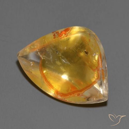 Quartzo Com Marcassita Multicolorido Natural 14.92ct, Chique, Transparente