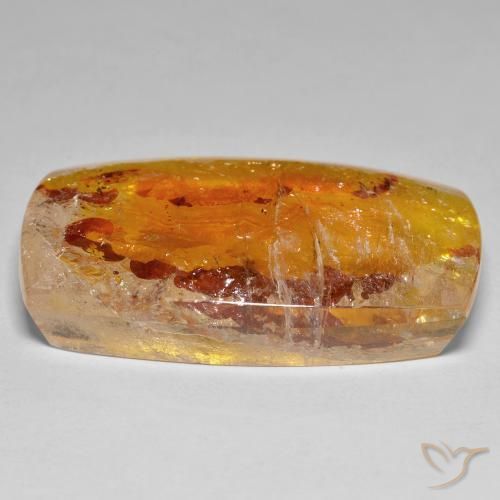 Quartzo Com Marcassita Multicolorido Natural 63.38ct, Almofada, Transparente