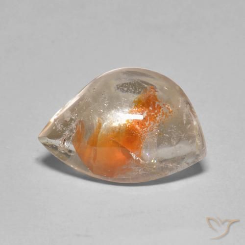 4.61ct Natural Multicolorido Quartzo Com Marcassita, Chique, Transparente