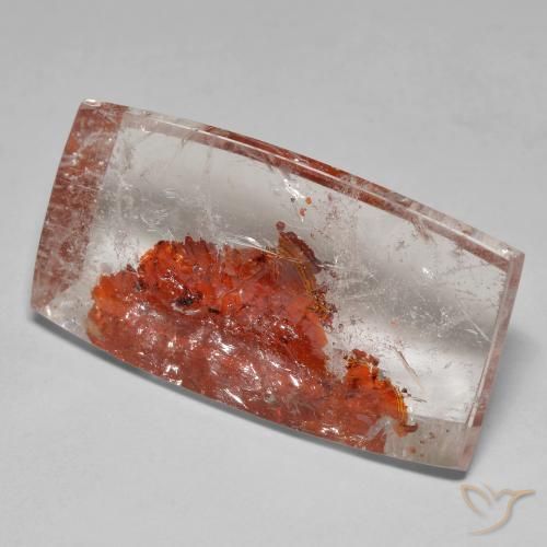 Quartzo Com Marcassita Multicolorido Natural 29.59ct, baguete, Transparente