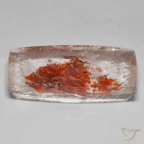 Quartzo Com Marcassita Multicolorido Natural 29.59ct, baguete, Transparente