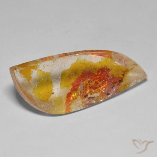 Quartzo Com Marcassita Multicolorido Natural 33.53ct, Chique, Transparente