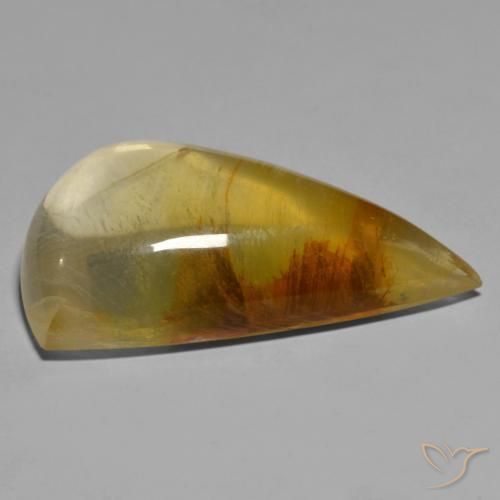 Quartzo Com Marcassita Multicolorido Natural 44.10ct, Chique, Transparente