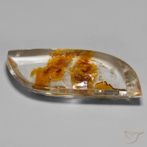 Quartzo Com Marcassita Multicolorido Natural 33.96ct, Chique, Transparente