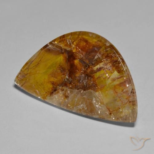 Quartzo Com Marcassita Multicolorido Natural 30.25ct, Chique, Transparente