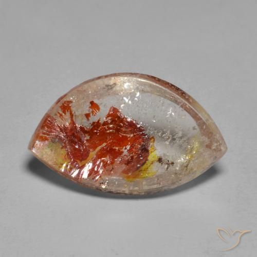 Quartzo Com Marcassita Multicolorido Natural 6.92ct, Chique, Transparente