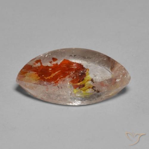 Quartzo Com Marcassita Multicolorido Natural 6.92ct, Chique, Transparente