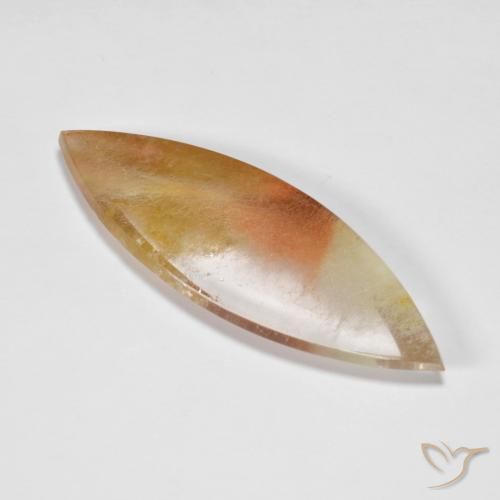 Quartzo Com Marcassita Multicolorido Natural 33.18ct, Marquesa, Transparente