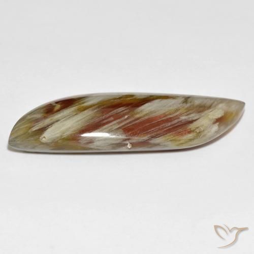 Quartzo Com Marcassita Multicolorido Natural 20.02ct, Chique, Opaco